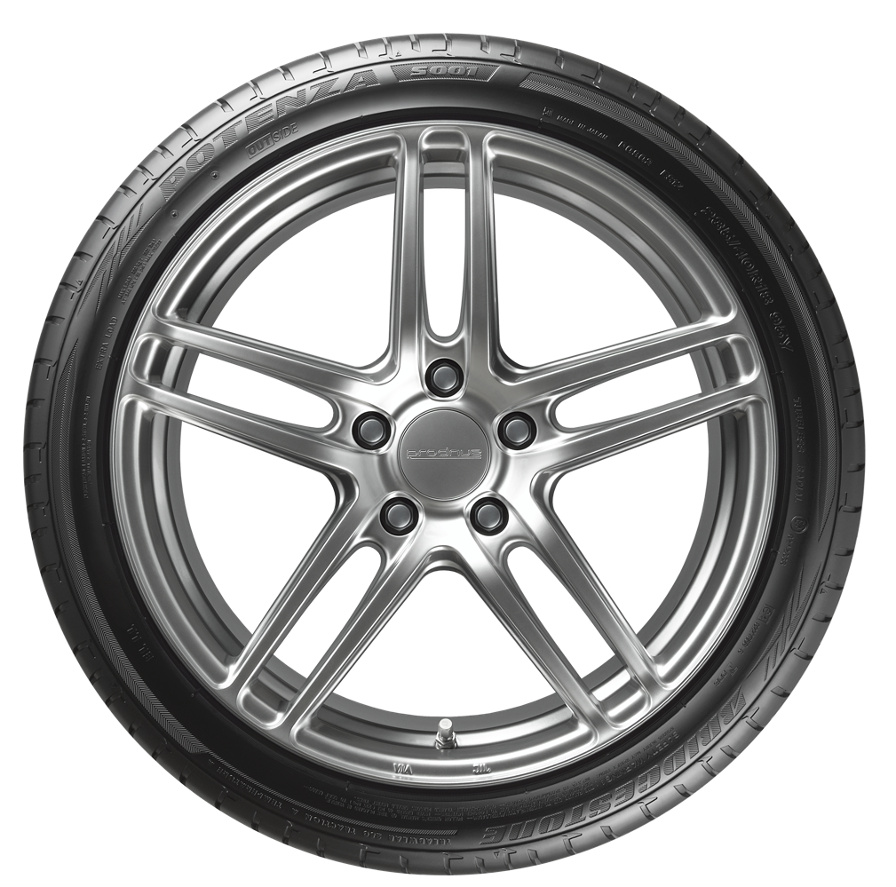 24/7 mobile tyre fitting Aberdeenshire - car wheel and tyre illustration
